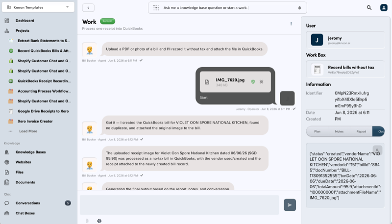 QuickBooks no-tax bill workflow